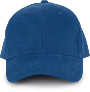 K-UP 6 panels organic cotton cap in Royal Blue, voorkant