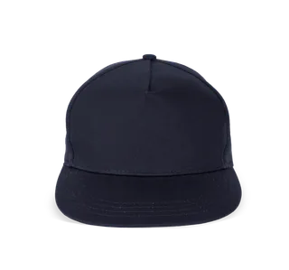 K-UP Snapback cap - 5 panels in Navy, voorkant