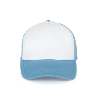 K-UP Kindertruckerpet - 5 Panelen in White / Dark Sky Blue, voorkant