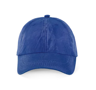 K-UP 6 panels Vintage cap in Washed Blue Quartz, voorkant