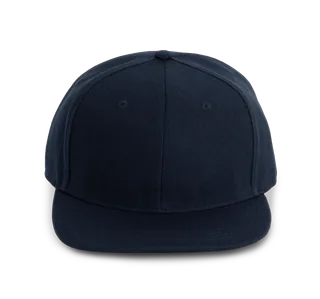 K-UP Pet Snapback - 6 panelen in Navy, voorkant