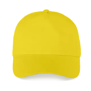 K-UP 5 panels cap in Bright yellow, voorkant