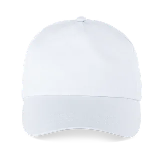 K-UP 5 panels cap in White, voorkant
