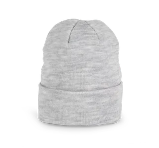 K-UP Gebreide muts in Ash heather, voorkant