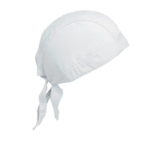K-UP Cap bandana - Unisex bandana in White, voorkant