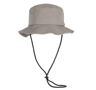 K-UP Bob in de stijl van een bucket hat in Oxyde Grey, voorkant