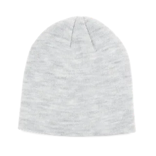 K-UP Knitted kids' BEANIE in Ash heather, voorkant