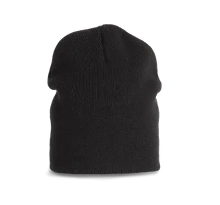 K-UP Gebreide muts in Black, voorkant