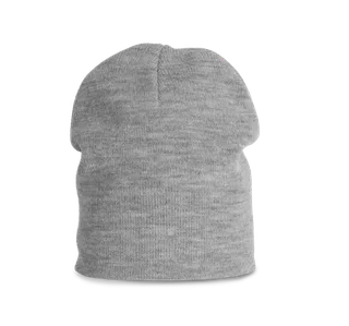 K-UP Gebreide muts in Alloy Grey Heather, voorkant
