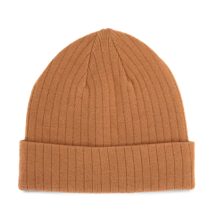 K-UP Gebreide muts - K-up Gold Label in Copper Brown, voorkant