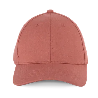 K-UP Recycled 6-panel cap in Brickstone, voorkant