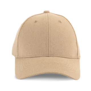 K-UP Recycled 6-panel cap in Hemp, voorkant