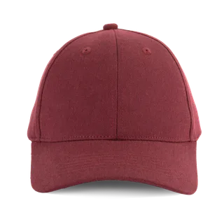 K-UP Recycled 6-panel cap in Rosewood, voorkant