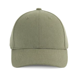 K-UP Recycled 6-panel cap in Shale Green, voorkant