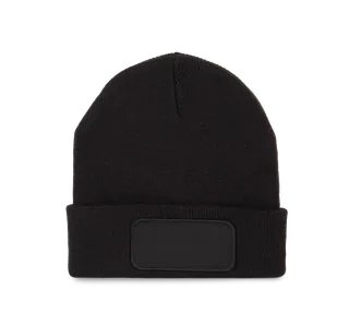 K-UP Muts met patch in Black, voorkant