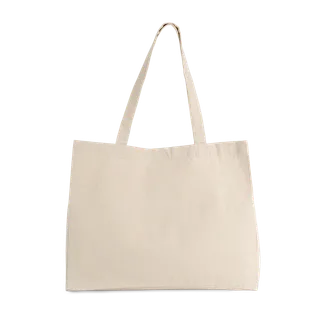 Kimood Grote 'evergreen' shopper in Natural, voorkant