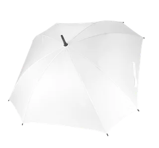 Kimood Square umbrella in White, voorkant