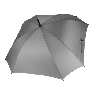 Kimood Square umbrella in Slate Grey, voorkant