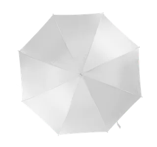 Kimood Automatische paraplu in White, voorkant
