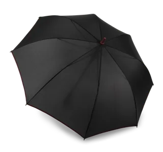 Kimood Automatische paraplu in Black / Wine, voorkant