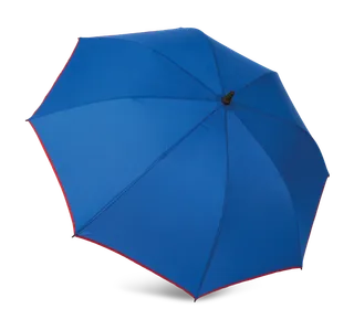 Kimood Automatische paraplu in Royal Blue / Red, voorkant