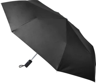 Kimood AUTO OPEN mini umbrella in Black, voorkant