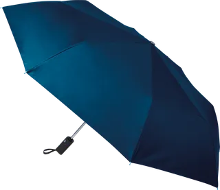Kimood AUTO OPEN mini umbrella in Navy, voorkant