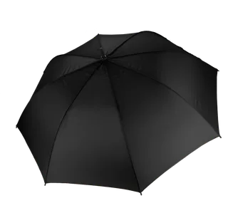 Kimood Automatic golf umbrella in Black, voorkant