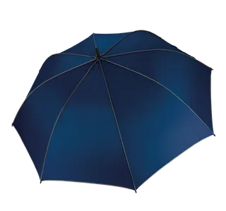 Kimood Automatic golf umbrella in Navy / Slate Grey, voorkant