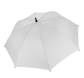 Kimood Automatic golf umbrella in White, voorkant