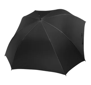 Kimood Square golf umbrella in Black, voorkant