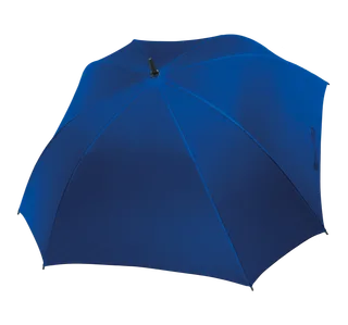 Kimood Square golf umbrella in Royal Blue, voorkant