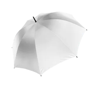 Kimood Storm umbrella in White, voorkant