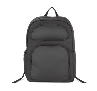 Kimood Businessrugzak met laptopvak in Black, voorkant