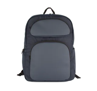 Kimood Businessrugzak met laptopvak in Navy, voorkant