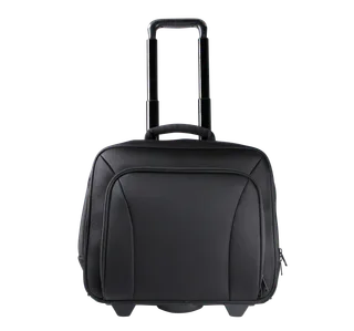 Kimood Trolley met laptopvak in Black, voorkant