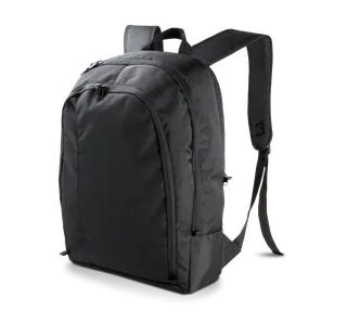 Kimood 15" Laptop rugzak in Black, voorkant