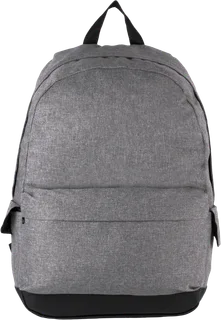 Kimood Rugzak met laptopvak in Graphite Grey Heather, voorkant