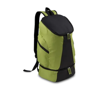 Kimood Sportrugzak in Burnt Lime / Black, voorkant