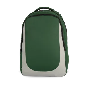 Kimood Sport backpack in Forest Green / Light Grey, voorkant