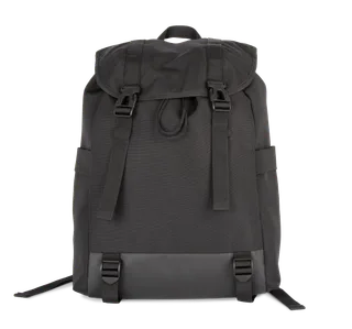 Kimood Casual rugzak in Black, voorkant