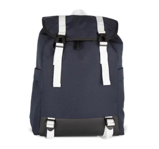Kimood Casual rugzak in Navy / Natural White, voorkant
