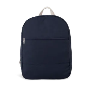 Kimood Essentiële rugzak in katoen in Navy, voorkant