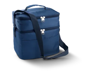 Kimood Koeltas met dubbel compartiment in Navy, voorkant
