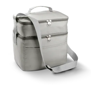 Kimood Koeltas met dubbel compartiment in Light Grey, voorkant