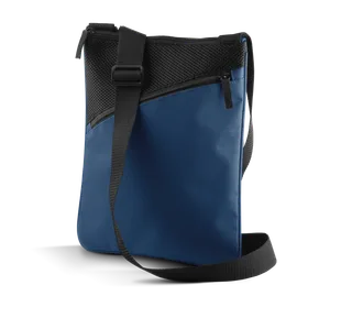 Kimood Tablet/document shoulder bag in Navy, voorkant