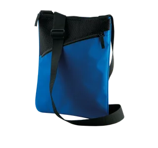 Kimood Tablet/document shoulder bag in Royal Blue, voorkant