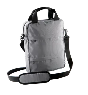 Kimood Verticale messenger tas in Slate Grey, voorkant