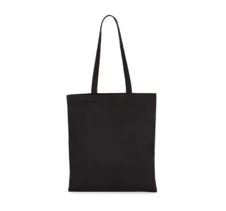 Kimood Klassieke shopper van biologisch katoen in Black, voorkant