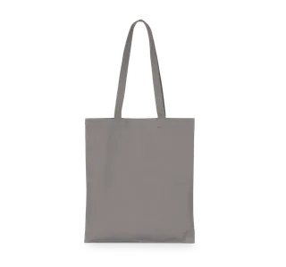 Kimood Klassieke shopper van biologisch katoen in Metal Grey, voorkant